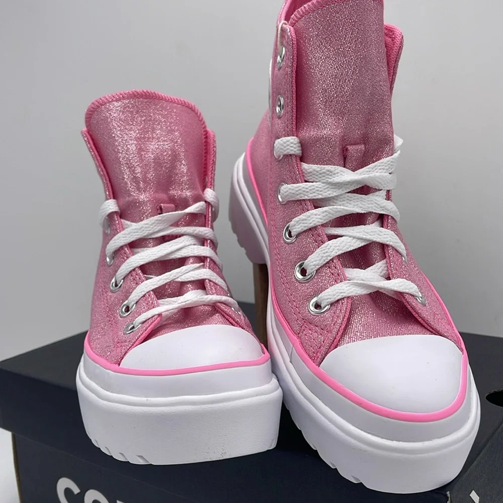 Converse WMNS A05230C
CTAS LUGGED LIFT HI OOPS PINK/WHITE/BLK Platform Sneakers - Picture 4 of 16